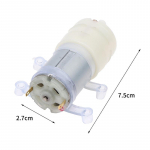 365 variklis nuolatinės srovės 12V savaiminio įsiurbimo siurblys tylus elektrinis membraninis siurblys, didelis srautas 1,45 l/min. Abs maisto klasės mikro vandens siurblys A1