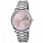 Gucci YA1265061 G-Timeless rožinio ciferblato moteri&scaron;kas laikrodis 29