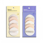 Hince Second Skin Glow/Matte Cushion Puff 5 vnt. (2 tipai) 5 mat cushion puffs