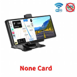 4K Didelės rai&scaron;kos Belaidis Carplay Optinis Jutiklis Automobilinis WiFi Navigacija GPS Dvigubas Įra&scaron;ymas Vaizdo Registratorius 【Single Lens】WIFI juoda