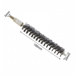 1 vnt. kamino valymo &scaron;epetys vamzdžių valymui poliruoti 10-50 mm sriegiuotas vielinis &scaron;epetys metaline rankena nerūdijančio plieno &scaron;epetys 20x110x6MM