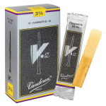 Vandoren B klarneto liežuvėlis V.12 3-12 Kietumas 10 vnt. black