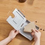 Kavos filtro popieriaus laikiklis Magnetinis pritraukimas kavos filtro popieriaus dėžutė virtuvei kavos filtro popieriaus laikymo stovo dozatorius balta