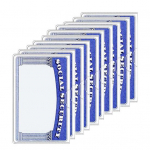 10/20 vnt. Socialinio draudimo kortelės įmovės Skaidrus Medicare kortelės apsaugas Atsparus vandeniui Skaidrus PVC kortelių laikiklis ID, debeto, kredito kortelėms B 10pcs