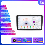Ossuret Carplay 4G 9 colių 2Din Android 13 Automobilio multimedijos grotuvas Volkswagen Skoda Octavia Golf 5 6 Touran Passat Polo Jetta I&scaron;manusis Autoradio S6 8Core 6G 64G AI