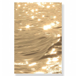 &Scaron;iaurės &scaron;alių modernaus meno paveikslas, drobė, tapyba Sienų menas Auksinių lapų paplūdimio peizažas Plakatas ir spaudinys namų dekoravimui, svetainės dizainui 21cm&times;30cm NoFrame