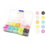 Perles - Heishi - Couleurs pastel - Assortiment - Bijoux bracelets colliers
