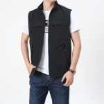 Pavasarinė liemenė vyri&scaron;ka plona didelio dydžio laisva liemenės striukė Pavasaris ir ruduo Lauko alpinizmo maikutė Paltai 5XL