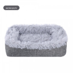 Dvipusio naudojimo flisinis naminio gyvūno gultas: &Scaron;ilta katės guolis ir &scaron;uns kilimėlis rudeniui/žiemai Medium 61*51