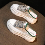 Moterų &scaron;lepetės ir moteri&scaron;ki sandalai Neslystantys klumpės Auk&scaron;takulniai Batai Korėjieti&scaron;ko stiliaus Vasariniai avalynės I&scaron;pardavimas Didmeninė prekyba Dideliais kiekiais Auk&scaron;tos kokybės 35