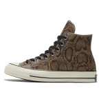 Converse Chuck 70 High Gyvatės ra&scaron;to Unisex sportbačiai Ruda Egreto Juoda 170103C 35