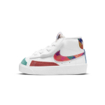 Nike Blazer Mid 77 TD kinų Naujųjų metų - pavasario &scaron;ventės kūdikiams skirti sportbačiai su baltu spiritu-žaliuoju lenktynininku-mėlynu DD8491-163 23.5
