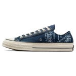 Chuck 70 Odos uždėklai Žemi Converse Rubber Company Unisex Sportbačiai Mėlyni Tamsiai mėlyni Egreto A07124C 42