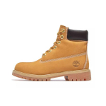 Timberland Premium Odiniai Siauri Vandeniui Atsparūs Klasikiniai Lauko Darbiniai Batai Vaikams Geltoni 12909M 35.5