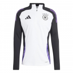 Adidas Vokietijos treniruočių vir&scaron;utinė dalis 2024-2025 Siauro kirpimo Universalus Patogus Futbolo mar&scaron;kinėliai Vyri&scaron;ki Vir&scaron;utiniai drabužiai Baltas IP8243 XXL