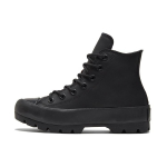 Converse Chuck Taylor All Star su platforma Drobės Madingi Universalūs Auk&scaron;takulniai Gyvenimo būdo Laisvalaikio Batai Moteri&scaron;kas sportbačio modelis Vidurnakčio juodos spalvos 573064C 35