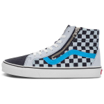 Vans Sk8 Reissue &Scaron;oninis Užtrauktukas Madingi Lenta Auk&scaron;takulniai Riedlentės Batai Unisex Sportbačiai Juodi Balti VN0007NZ9KM 37