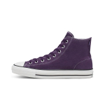 Converse Chuck Taylor All Star Skate Pro Hi Suede Universalūs Patogūs Laisvalaikio Lengvi Auk&scaron;to Vir&scaron;aus Drobės Batai Unisex Sportbačiai Balti Violetiniai 166021C 40