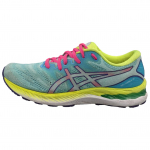 Asics Gel-Nimbus 23 Patogūs universalūs žemi bėgimo bateliai Moteri&scaron;kas sportbačio modelis Žalias Rožinis 1012B238-300 37