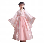 Mergaičių Hanfu suknelė: Super Fėja Princesė Ilgomis Rankovėmis Kini&scaron;ko Stiliaus Rudeniui/Žiemai 160 cm