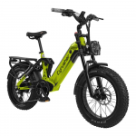 CYRUSHER Kommoda Pro 20 colių riebių padangų elektrinis dviratis 250W variklis 52V 20Ah baterija žalia