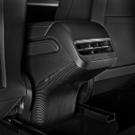 Matinis anglies pluo&scaron;tas Tesla Model 3 Y interjero porankių dėžutei, galinės sėdynės apsauga nuo smūgių kojomis, apsauginis dangtelis Model Y Seat adjustment