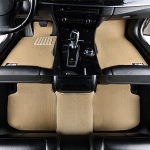 Velvetinės automobilio grindų kilimėliai: Tinka naujiems ir seniems BMW 1, 3 ir 5 serijos - Modelis 525136320, Vairuotojo pusė.