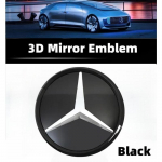 3D automobilio grotelių emblemos žvaigždės ženklelis priekinių grotelių logotipas, skirtas &bdquo;Mercedes Benz W204 W205 W213 X253 ABCES CLA GLB GLC GLE GLS&ldquo; priedams ML-W166 2012-2015
