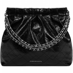 CHARLES & KEITH Tekstūruotas grandinėlės peties krep&scaron;ys M
