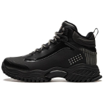 Li Ning Dominant Tiger Slip Resistant Thermal Mid top Casual Shoes Men's Black AGLU091-1 41.5