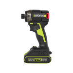 Worx WE217 20V be&scaron;epetėlis belaidis smūginis suktuvas CN ki&scaron;tukas (adapteris įtrauktas)