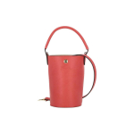 Longchamp &Eacute;pure 18 Įspaustas logotipas Nuimamas peties dirželis Odinė kibiro formos rankinė Mini moteri&scaron;kos rankinės Bra&scaron;kė 10213HYZ218 Basic Set (Bag+Dust Bag)