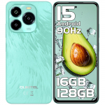 OUKITEL C65 I&scaron;manusis telefonas Android 15, 6,7 HD+ 90Hz Ekranas, 16GB+128GB/1TB, 50MP Kamera, 5150mAh žalia