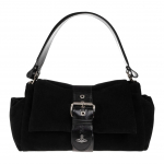 Vivienne Westwood Hazel Logo Odinis ir Medvilninis Pirkinių Krep&scaron;ys Per Petį Ypač Didelis Moteri&scaron;ki krep&scaron;iai Juodas 4601000GWL007EN401 Basic Set (Bag+Dust Bag)