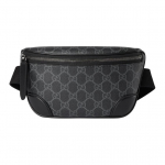 Gucci GG emblema Reguliuojamas peties dirželis Užsegimas užtrauktuku Monogramos dengtas audinys Juosmens krep&scaron;ys Mažas vyri&scaron;kas juosmens krep&scaron;ys Juodas 821165-FAED9-1000 Gift Set(Basic Set+Box+Shopping Bag)