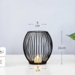 Specifikacija Platus diapazonas Gimtadieniai Meditacija Juoda tu&scaron;čiavidurė Namų dekoras Vielinė žibintuvėlio žvakidė Geležinė Keli S