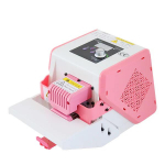 ZONESUN ZS-GLF1P Pusiau automatinė maisto aliuminio folijos mai&scaron;elių nuolatinio kaitinimo volelinė plastiko mai&scaron;elių sandarinimo ma&scaron;ina Fresh Pink 220 Voltage