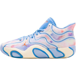 Jordan Tatum 3 Mid auk&scaron;čio vaiki&scaron;ki krep&scaron;inio bateliai Balti Mėlyni Paaugliams HF3136-400 37.5