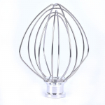 Nerūdijančio plieno balioninis &scaron;luotelės priedas Kitchenaid K45WW plaktuvui KSM90 KSM150 Pyragams Balioninė &scaron;luotelė Kiau&scaron;inių grietinėlei