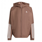 Adidas Vėjuotukas Wind.RDY Hyperglam Laisvo Kirpimo Vėjui Atsparus Kvėpuojantis Patogus Užtrauktukas Vabalas Rankovė Ilgomis Rankovėmis Striukė Moteri&scaron;ka Striukė JX7381 S