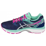 Asics Gel-Cumulus 18 žemi bėgimo bateliai moteri&scaron;ki sportbačiai Mėlyni Žali T6C8N-4993 36