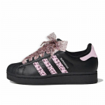 Adidas Originals Superstar 2 Leopardų Ra&scaron;to Juodi Atsparūs Dilimui, Lengvi, Subalansuoti Žemi Kateboardo Batai JI0079(Komanda1267-) 35⅔