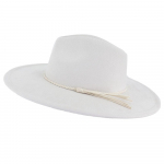 Unisex Suede Veltinio Fedora Skrybėlė Platus Kra&scaron;tas Plok&scaron;čias Kra&scaron;tas Eleganti&scaron;kas Klasikinis Džentelmeno Skrybėlė M 56-58cm white