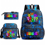 Anime Animacinis Kuprinė Sprunki Didelės Talpos Pradinės Mokyklos Mokinio Mokyklinė Rankinė Krep&scaron;ys Pie&scaron;tukinė Backpack