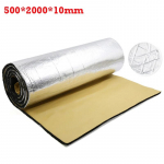 500x2000x5/10mm Aliuminio Folijos Garso Slopinimo Kilimėlis Lipnus Akustinis &Scaron;ilumos Padas Automobilio Garso Izoliacijos Kilimėliai