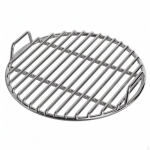 Nerūdijančio plieno grotelės tiesios juostos apvalios grotelės poliruotos apdailos nerūdijančio plieno kepimo stovas 40CM with Handle