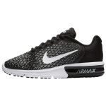 Nike Air Max Sequent 2 Juoda Balta Tamsiai Pilka Moteri&scaron;ka 852465-002 36