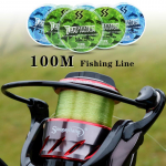 Žvejybos valas 100M nailoninis jūrinės žvejybos valas Valčių žvejybos plūduriuojantis valas Linha De Pesca karpių žvejybos valas 1.0 mėlyna