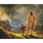 Deimantinės tapybos siuvinėjimas Jėzaus ir kūdikio rankų darbo religijos mozaikos kryžminio dygsnio rinkiniai namų dekoras 30x30CM