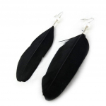 Les Tr&eacute;sors De Lily [N1569] - Boucles Cr&eacute;ateur 'Cheyennes' noir
